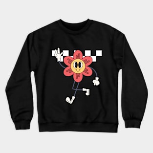 Groovy Flower Crewneck Sweatshirt